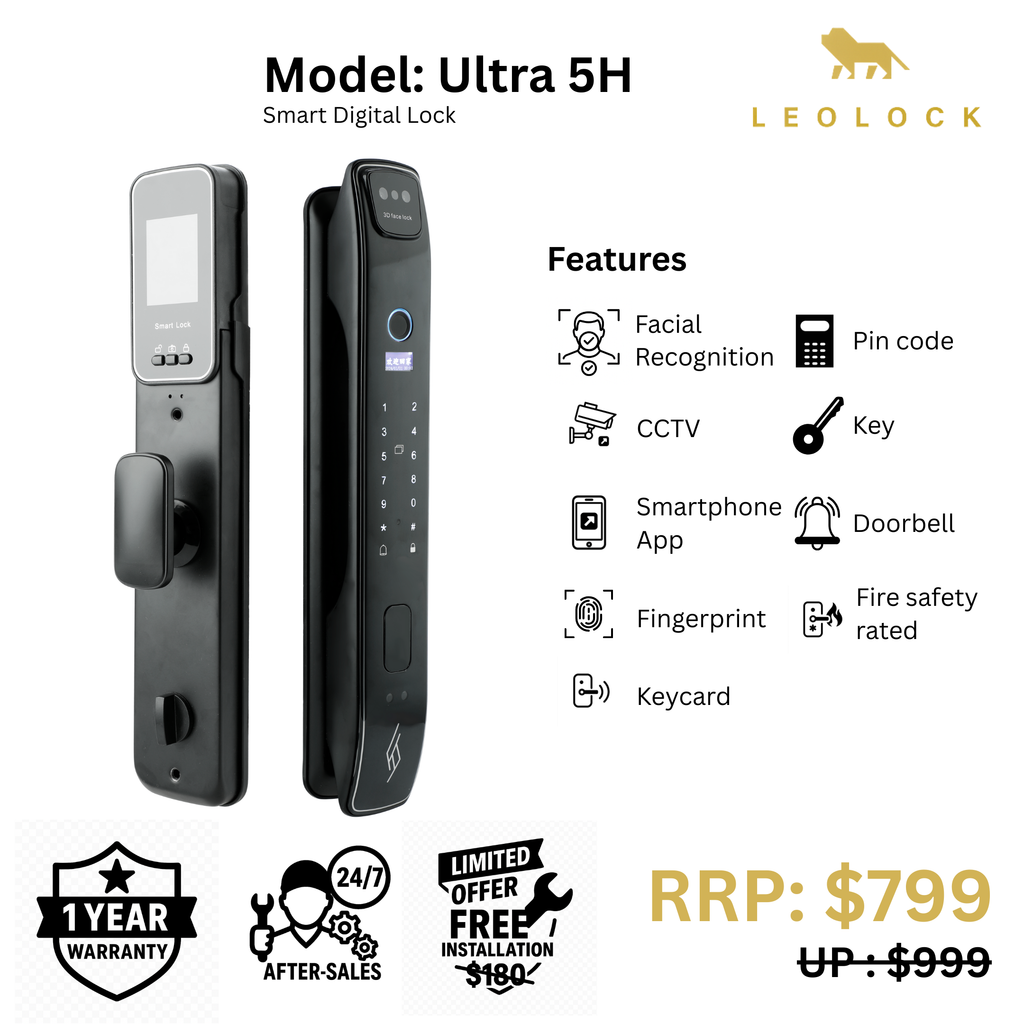 ULTRA COMBO - Ultra 5H Door Lock  + 12D Gate Lock