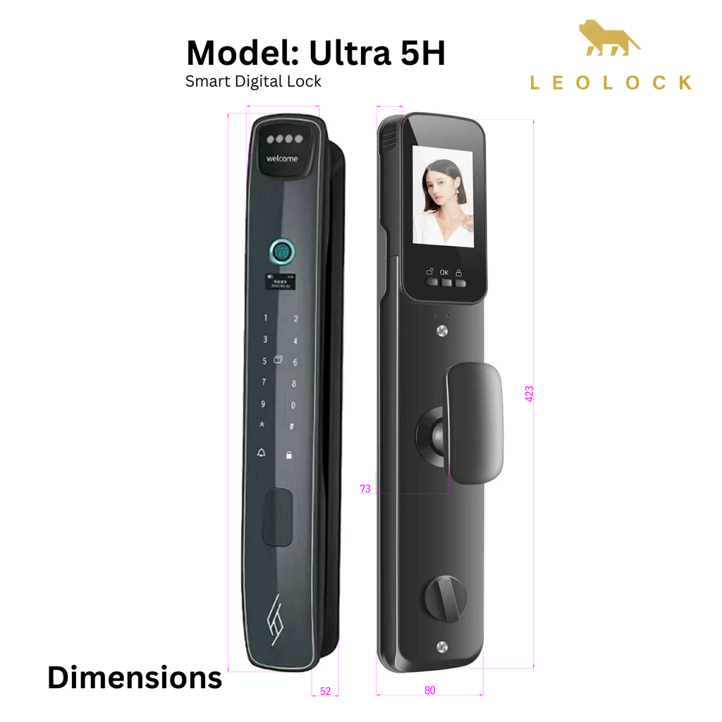 ULTRA COMBO - Ultra 5H Door Lock  + 12D Gate Lock
